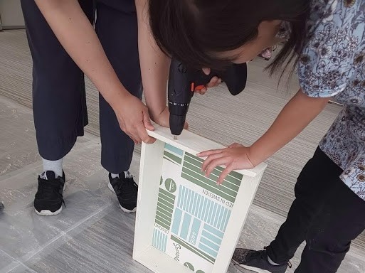 「ディスプレイ棚作り」親子DIY大阪ガス